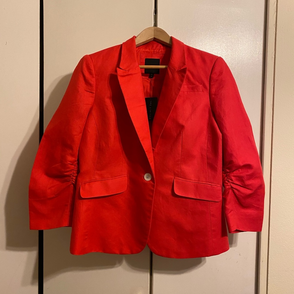 The Limited Red Cute Fun Career Blazer/Jacket NWT